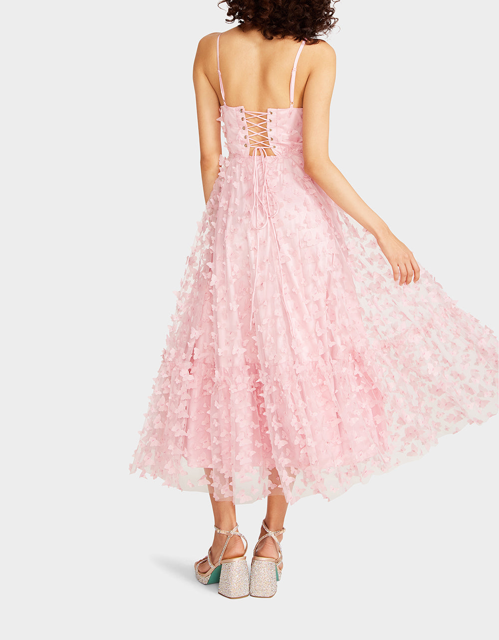 BETSEYS BUTTERFLY MAXI DRESS PINK | RE:LUV - Image 4
