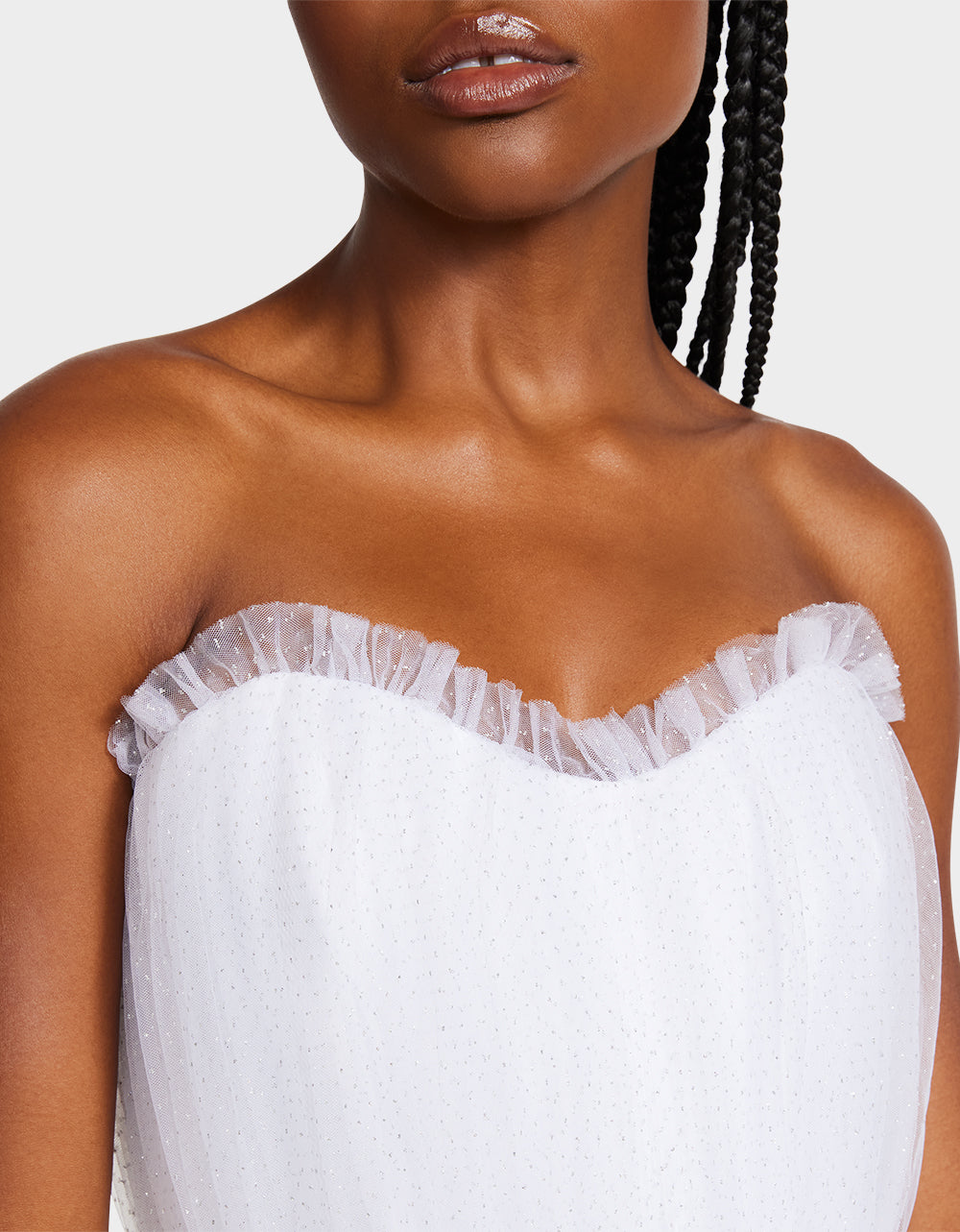 BRIDE VIBES TULLE DRESS WHITE | RE:LUV - Image 3