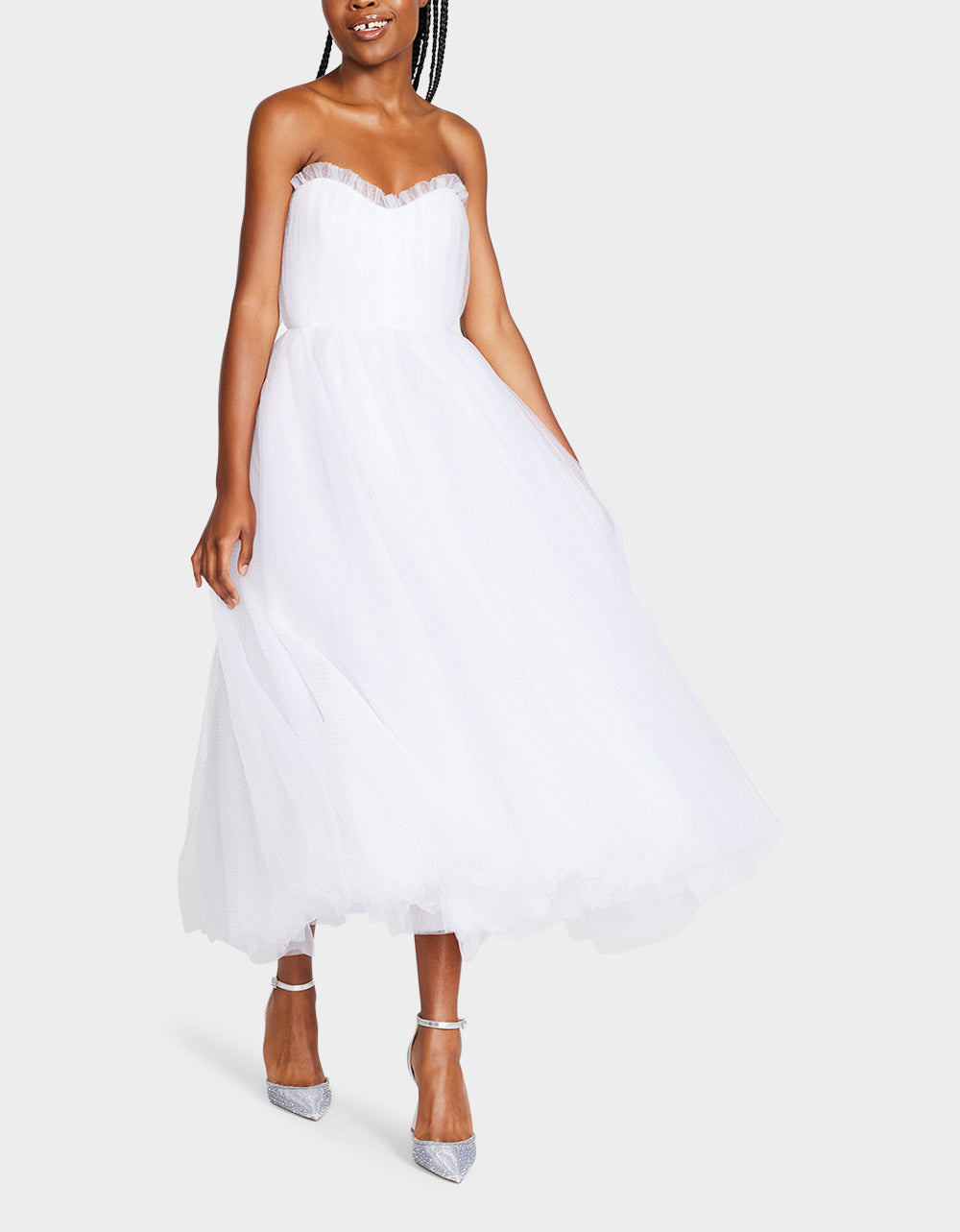BRIDE VIBES TULLE DRESS WHITE | RE:LUV - Image 2