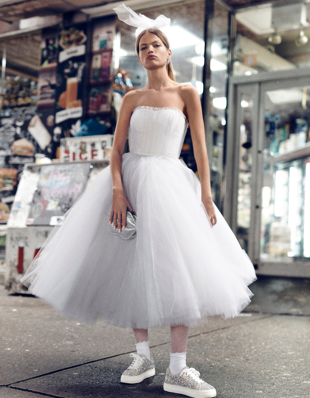 BRIDE VIBES TULLE DRESS WHITE | RE:LUV - Image 11