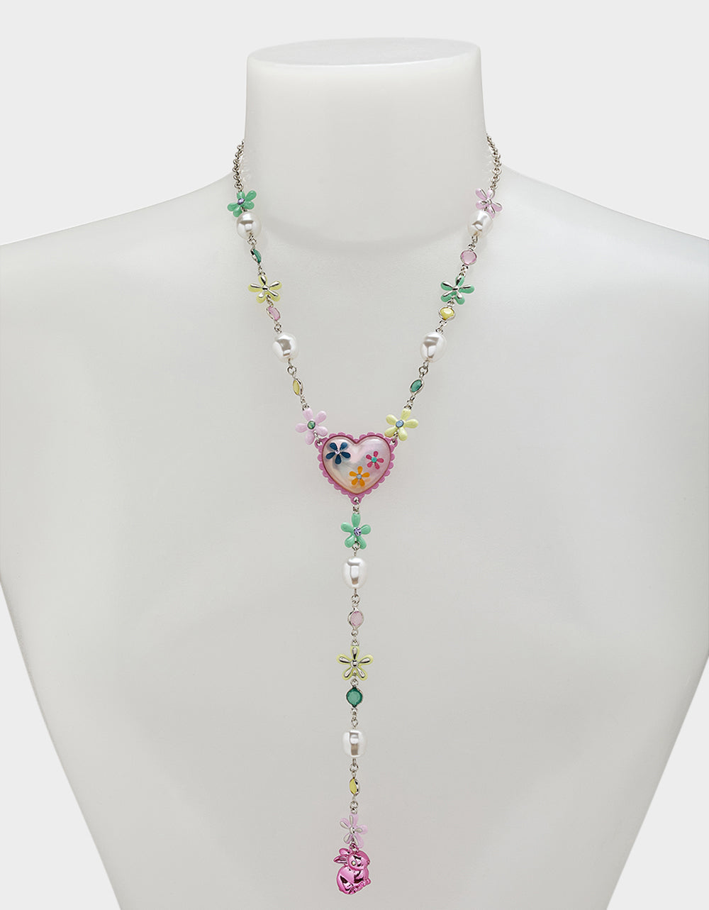 HOP TO IT FLOWER EGG Y NECKLACE MULTI - Image 3