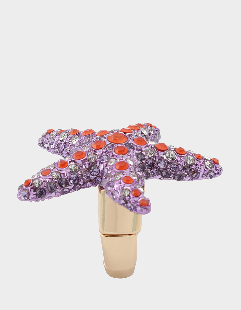 MERMAID JEWELS STARFISH STRETCH RING PURPLE - Image 3