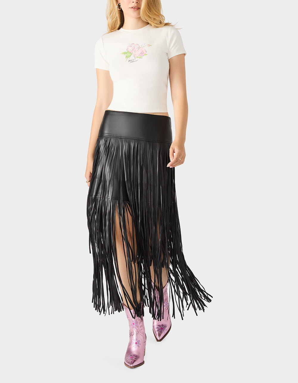 MIDNIGHT RODEO SKIRT BLACK