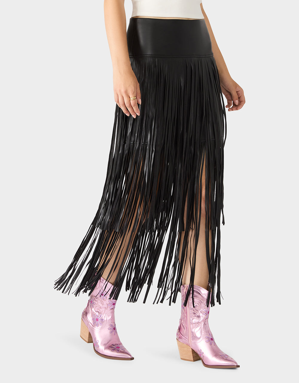 MIDNIGHT RODEO SKIRT BLACK - Image 4