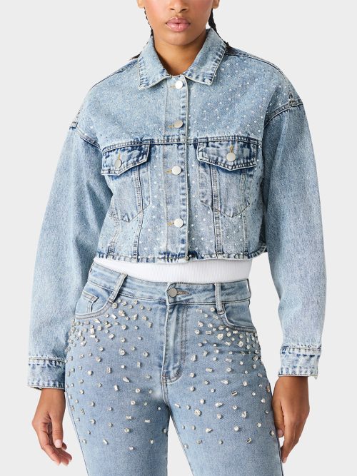 SPARKLE DENIM JACKET