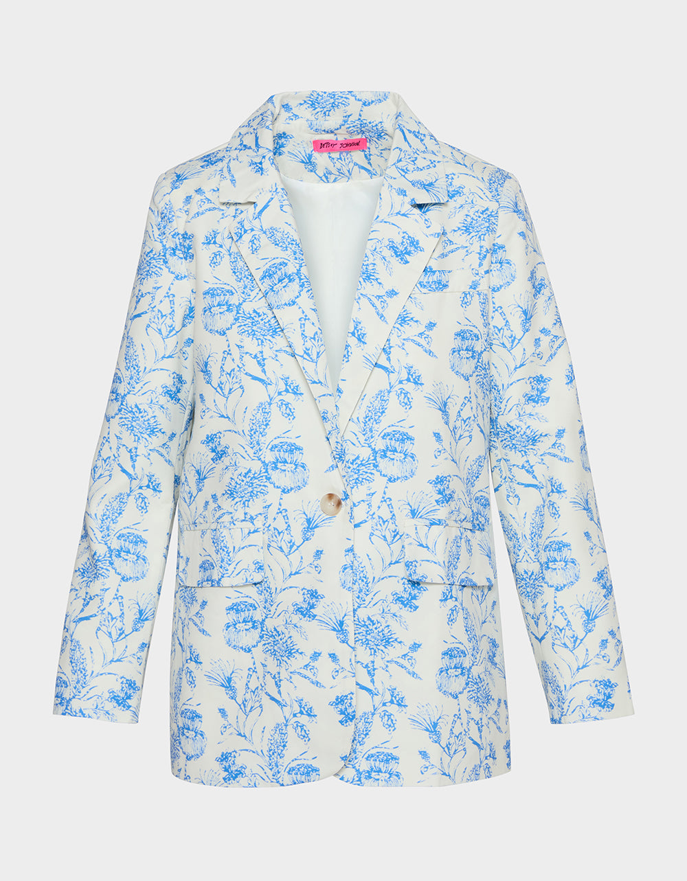 BOYFRIEND BLUE FLORAL BLAZER BLUE - Image 9