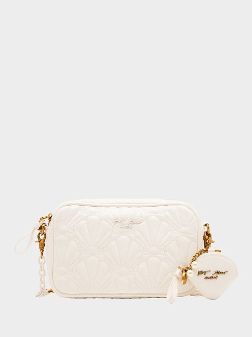 FOR SHORE SOFT CAMERA CROSSBODY CREAM