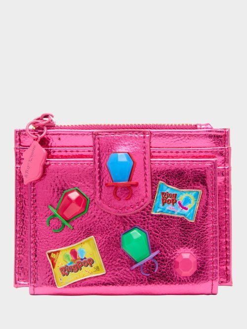 RING POP? THROUGH LICK & THIN BIFOLD WALLET FUCHSIA