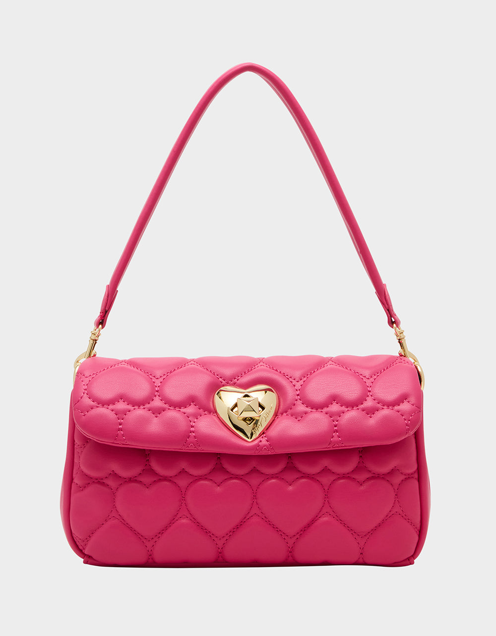 ALWAYS HEART-CORE FLAP SHOULDER BAG PINK